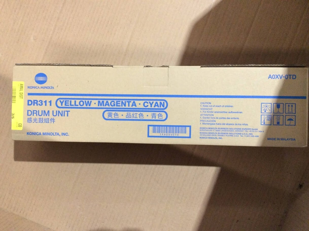 Konica Minolta AOXV-OTD DR-311 Colour Drum Unit Cyan/Magenta/Yellow Au Seller