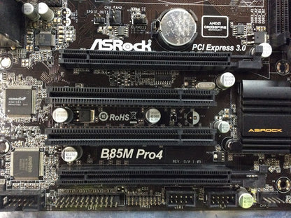 Asrock B85M Pro4 Motherboard microATX DDR3 LGA 1150 VGA DVI HDMI Intel B85 [AU]