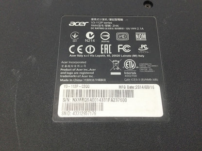 Acer Aspire V3-112P Laptop 11.6" Celeron N2840 4GBRAM 500GB HDMI Au Seller A-