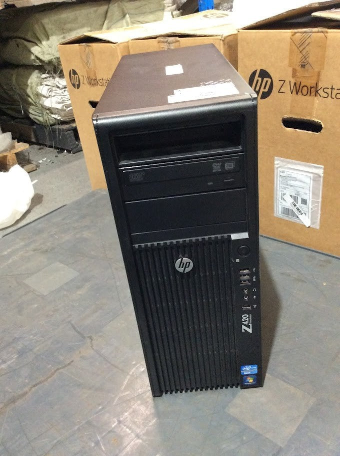 HP Z420 Workstation w/Liquid CPU Cooler E5-1620+NVIDIA 4000 8GB 256GBSSD W11 A-