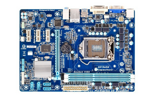 GIGABYTE GA-H61MA-D2V Motherboard mATX DDR3 LGA 1155 VGA DVI USB 3.0 Intel H61