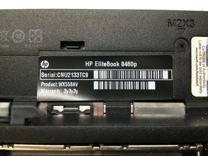 HP EliteBook 8460p Laptop 14" i5-2540 4GBRAM 320GB VGA DP Silver Au Seller B