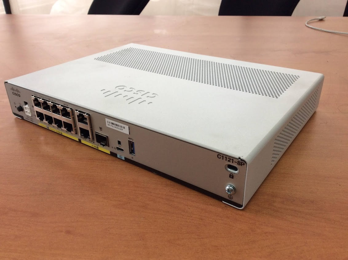 [AU] Cisco C1121-8P V01 Integrated Services Router 8 Port w/ Power Supply A-