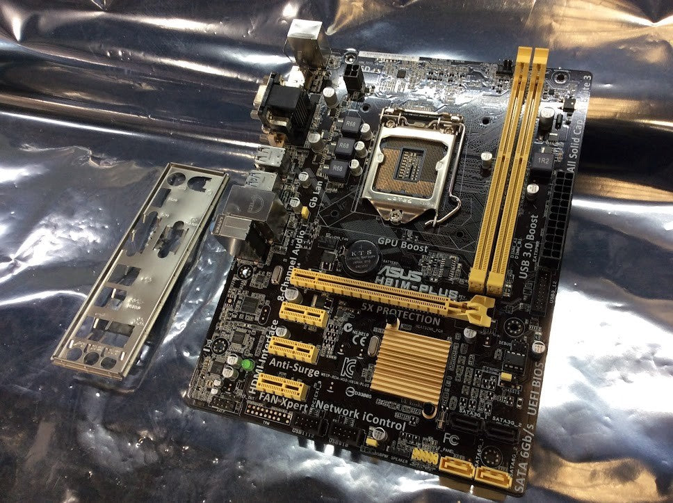ASUS H81M-PLUS Motherboard DDR3 micro ATX LGA 1150 DVI VGA HDMI Intel H81 [AU]