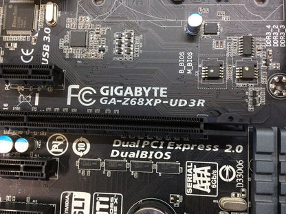 GIGABYTE GA-Z68XP-UD3R Motherboard ATX LGA 1155 HDMI USB3.0 Intel Z68 [AU]
