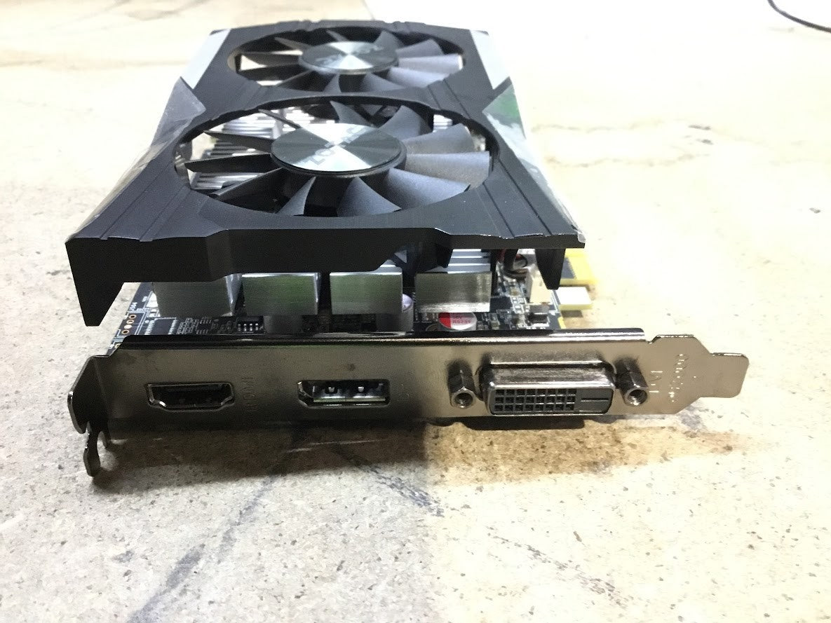 Zotac GeForce GTX 1050 Ti OC Graphics Card GDDR5 4GB 128Bit HDMI DVI DP Au Stock