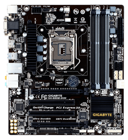 [AU] GIGABYTE GA-B85M-D3H Motherboard microATX LGA 1150 DVI VGA HDMI Intel B85