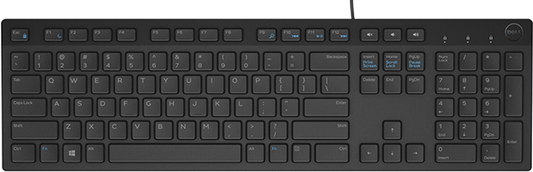 Brand New Dell KB216BKUS Wired Multimedia Keyboard English Black Au Seller