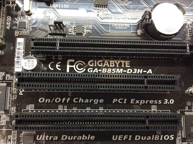 GIGABYTE GA-B85M-D3H-A Motherboard microATX DDR3 HDMI VGA DVI Intel B85 [AU]