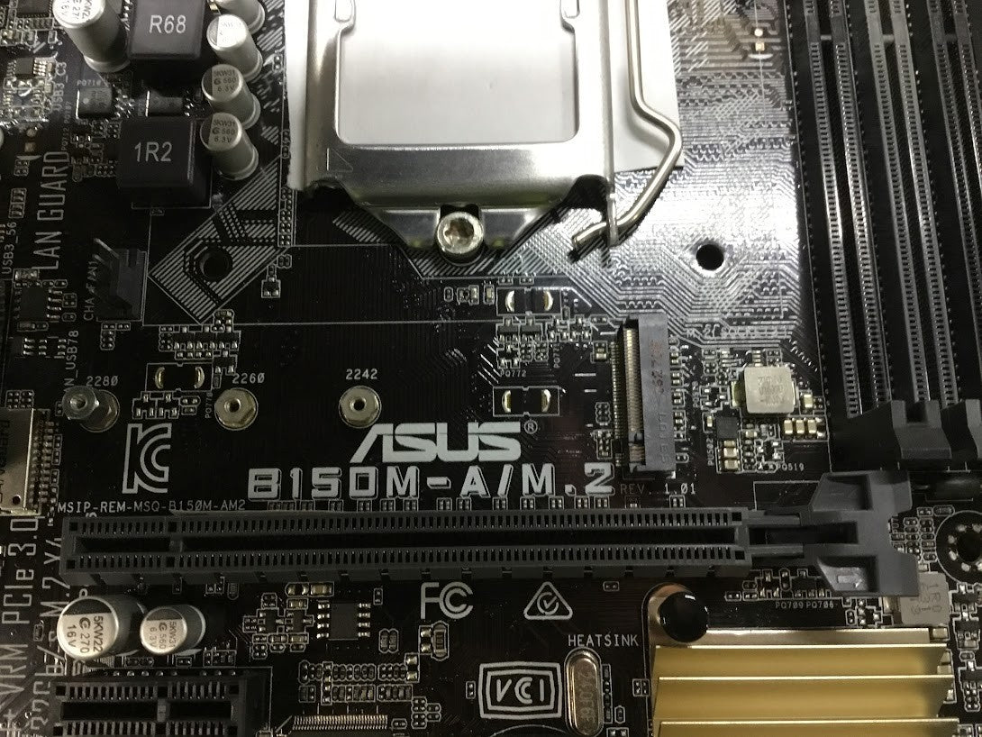 ASUS B150M-A/M.2 Motherboard mATX DDR4 LGA 1151 DVI VGA HDMI USB-C Intel B150