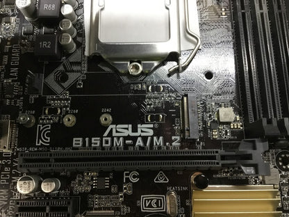 ASUS B150M-A/M.2 Motherboard mATX DDR4 LGA 1151 DVI VGA HDMI USB-C Intel B150