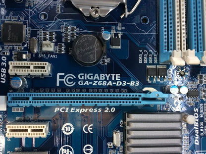 GIGABYTE GA-Z68A-D3 Motherboard ATX DDR3 LGA 1155 (Socket H2) Intel Z68 [AU]