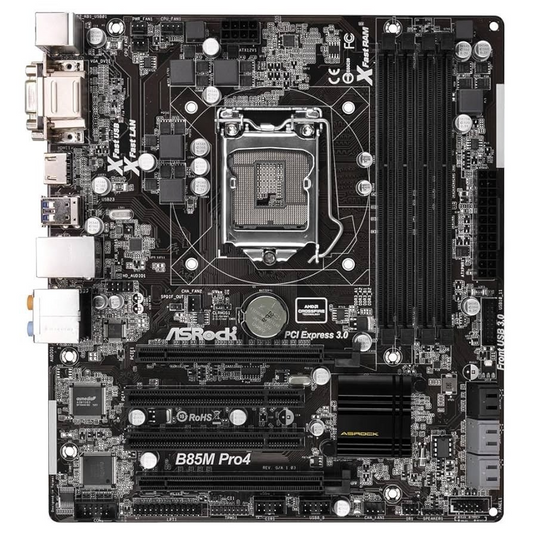 Asrock B85M Pro4 Motherboard micro ATX LGA 1150 DVI VGA HDMI Intel B85 Au Seller