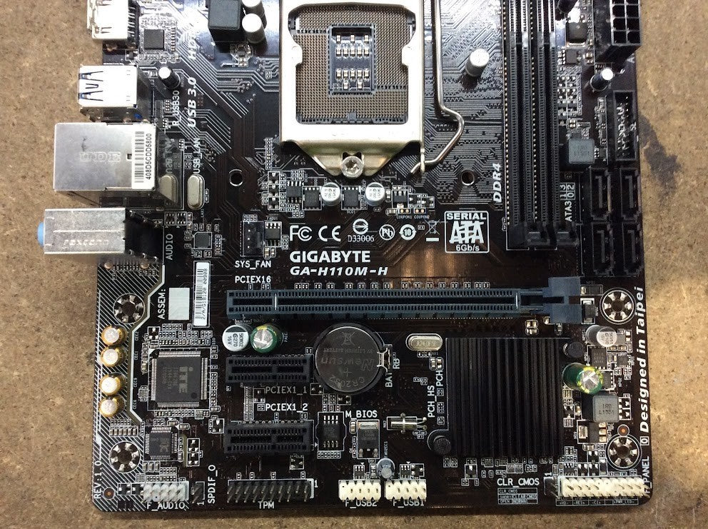[AU Stock] GIGABYTE GA-H110M-H Motherboard microATX LGA 1151 VGA HDMI Intel H110