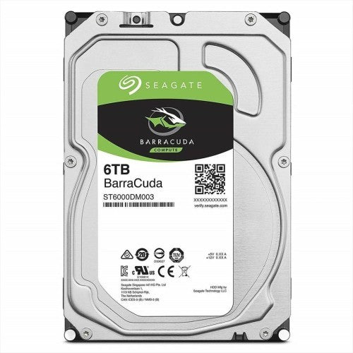 Seagate 6TB Desktop 3.5" HDD SATA ST6000DM003 Hard Disk Drive Silver Au Seller