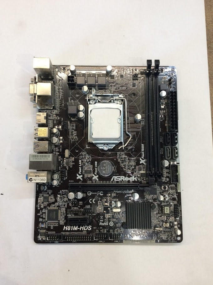 Asrock H81M-HDS Motherboard micro ATX LGA 1150 DVI VGA HDMI Intel H81 [AU Stock]