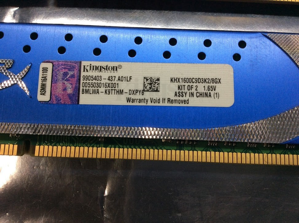 Kingston HyperX KHX1600C9D3K2/8GX DDR3 Desktop Memory KIT OF 2 [AU Seller]