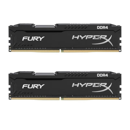 Kingston HyperX Fury DDR4 HX426C15FBK2/16 16GBRAM Desktop Memory Black Au Stock
