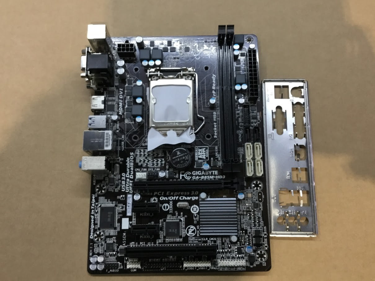 GIGABYTE GA-B85M-HD3 Motherboard mini ATX DDR3 LGA 1150 HDMI DVI VGA Intel B85