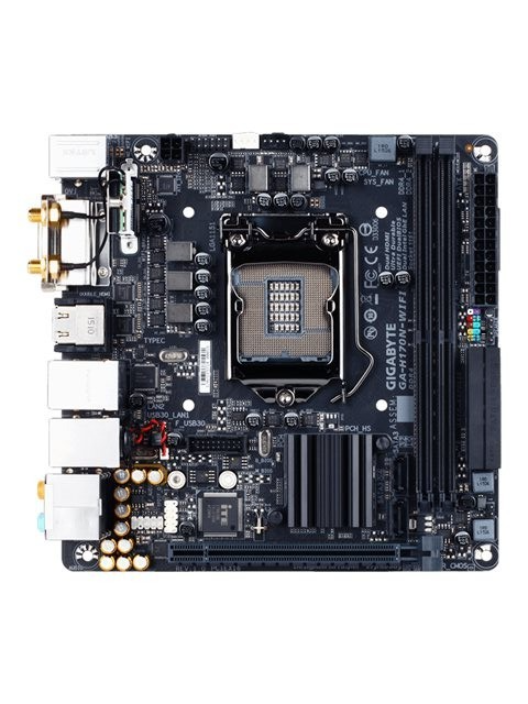 Gigabyte GA-H170N-WIFI Motherboard LGA 1151 USB-C HDMI DVI Intel H170 [AU Stock]