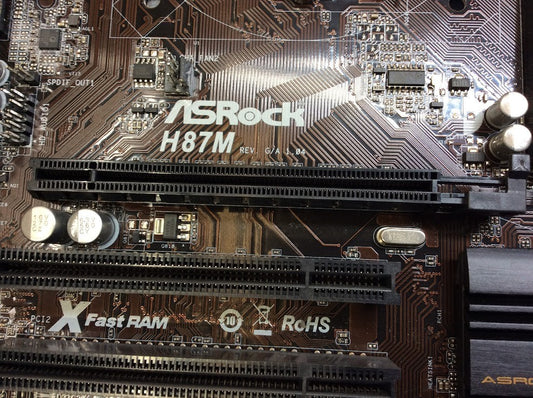 Asrock H87M Motherboard microATX LGA 1150 HDMI VGA DVI Intel H87 [AU Seller]
