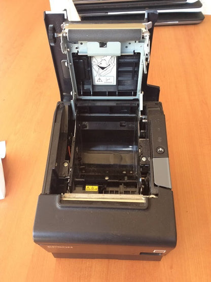 Epson TM-T88VI Monochrome Thermal Line Receipt Printer Tested Black Au Seller