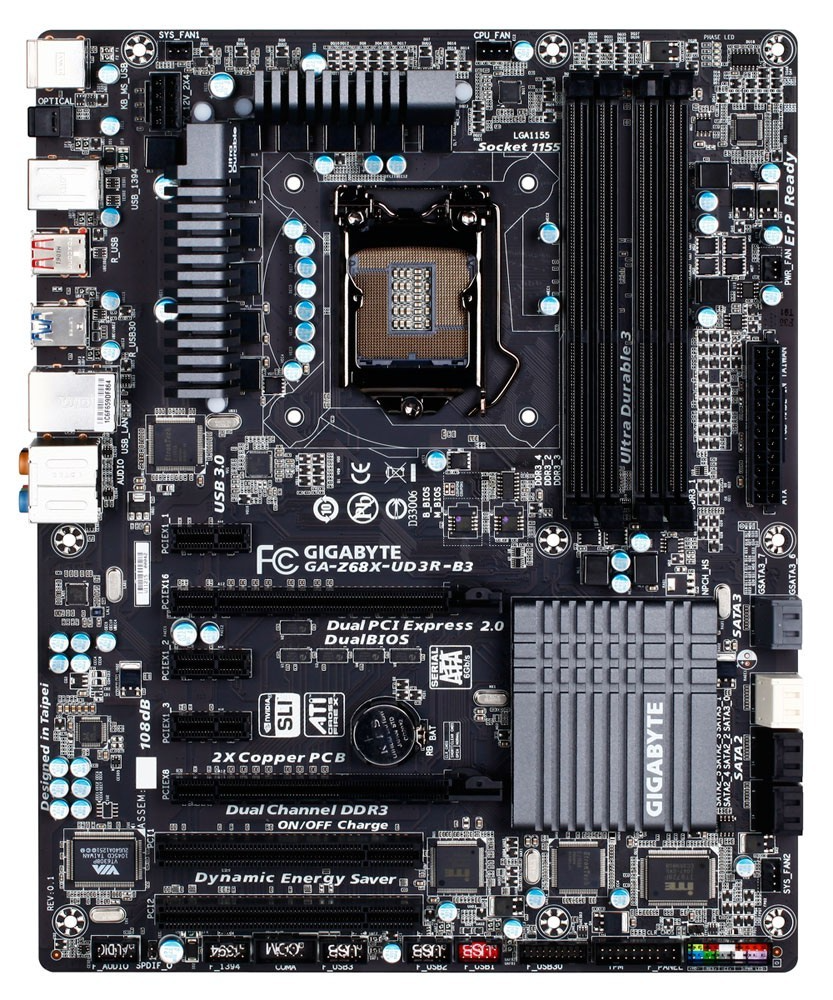 GIGABYTE GA-Z68X-UD3R-B3 Motherboard ATX LGA 1155 USB3.0 Intel Z68 [AU Seller]