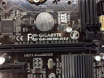 GIGABYTE GA-H81M-DS2 Motherboard micro ATX DDR3 LGA 1150 VGA Intel H81 [AU]