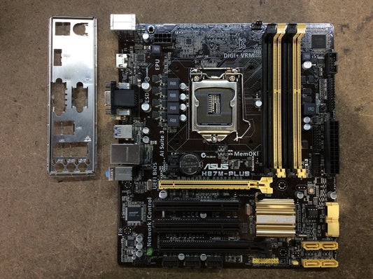 [AU] ASUS H87M-PLUS Motherboard DDR3 microATX LGA 1150 DVI VGA HDMI Intel H81