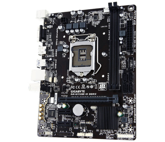 GIGABYTE GA-H110M-H Motherboard microATX LGA 1151 DDR3 DVI VGA HDMI Intel H110