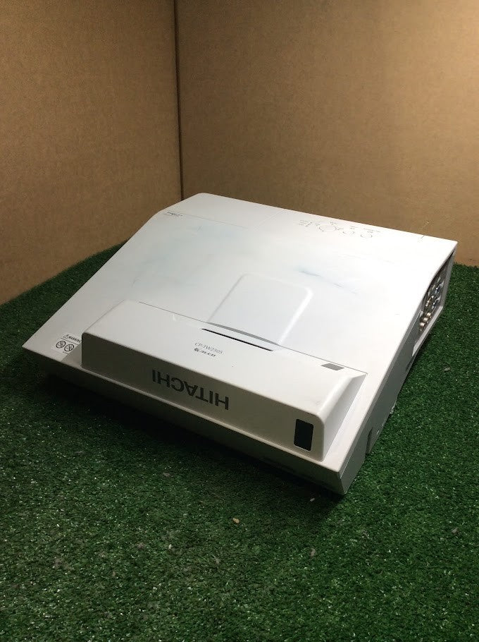 Hitachi CP-TW2505 3LCD WXGA Ultra Short Throw Projector HDMI LAMP HOURS 2059H