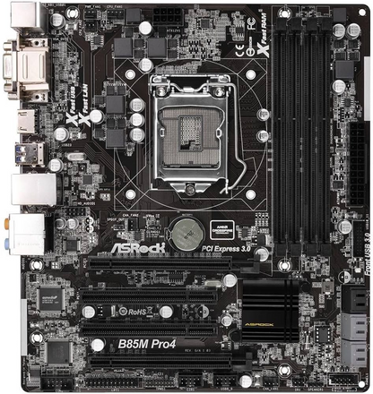 Asrock B85M Pro4 Motherboard microATX DDR3 LGA 1150 VGA DVI HDMI Intel B85 [AU]