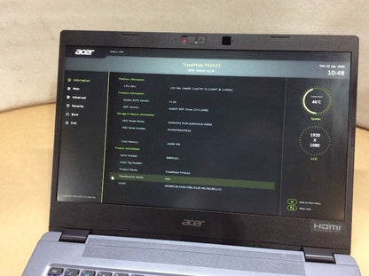 Acer TravelMate p414-51 Laptop 14" i5-1135G7 16GBRAM 256GBSSD USB-C Au Seller A-