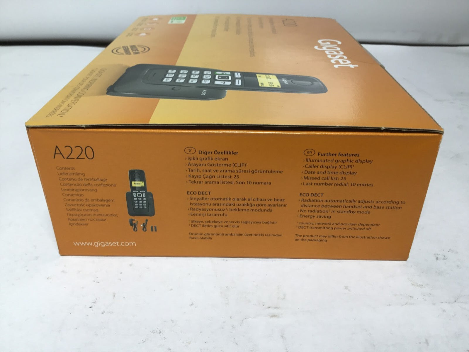 Brand New Gigaset A220 Trio Business Cordless Phone Black Au Seller
