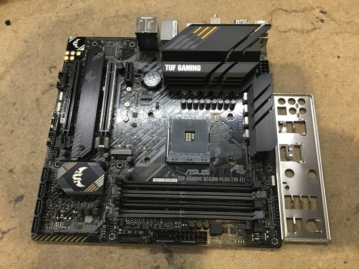 ASUS TUF GAMING B550M-PLUS Motherboard AMD B550 Socket AM4 micro ATX DP HDMI