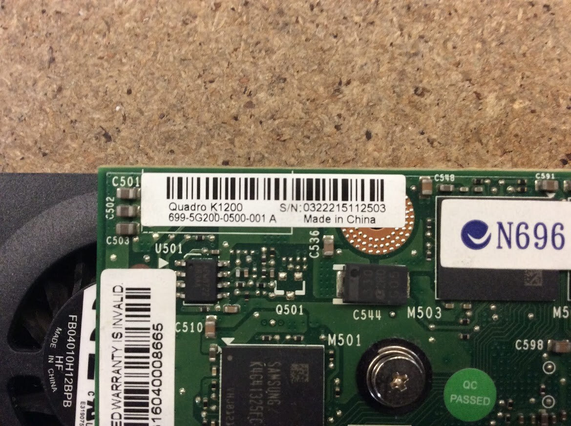NVIDIA Quadro K1200 GDDR5 Video Card Mini-DisplayPort Tested Au Seller