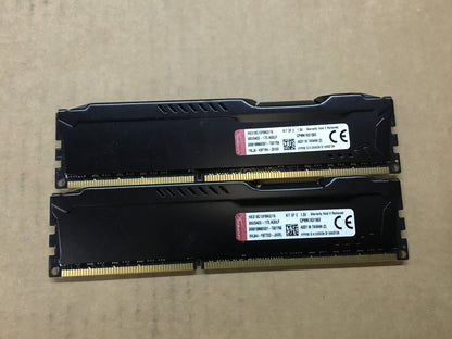 Kingston HyperX Fury DDR3 HX318C10FBK2/16 16GBRAM Desktop Memory Black Au Seller