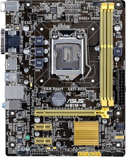ASUS H81M-E Motherboard microATX DDR3 LGA 1150 VGA DVI Intel H81 [AU Seller]