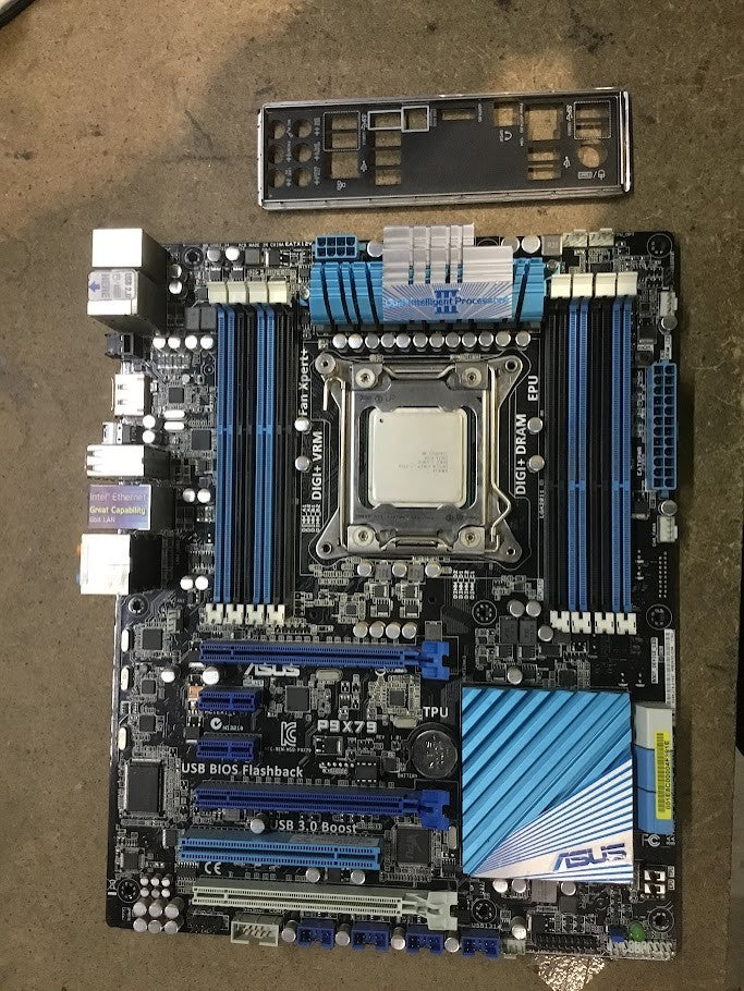 [AU] ASUS P9X79 Motherboard ATX LGA 2011 Intel X79 RJ-45 With CPU Intel i7-3820