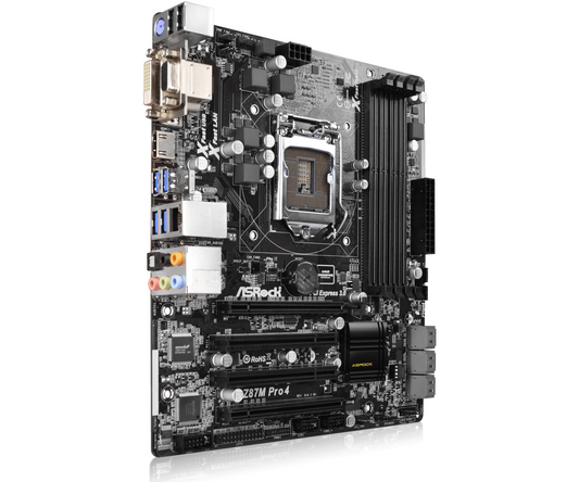 ASRock Z87M Pro4 Motherboard microATX LGA 1150 HDMI VGA DVI Intel Z87 [AU Stock]