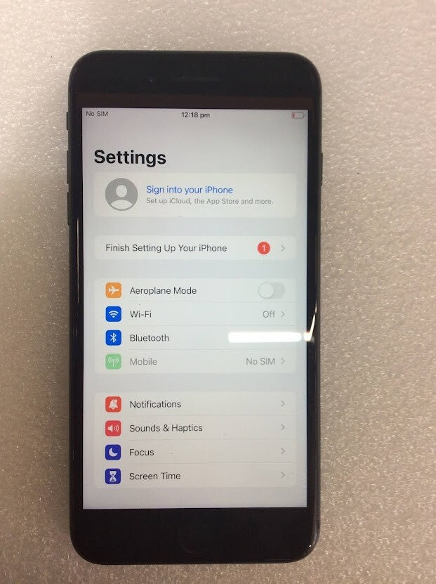 Apple A1864 iPhone 8 Plus Phone 5.5" 64GB Wi-Fi Bluetooth Touch Starry Gray A-