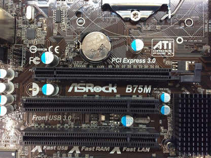 Asrock B75M Motherboard micro ATX DDR3 LGA 1155 VGA HDMI DVI Intel B75 [AU]