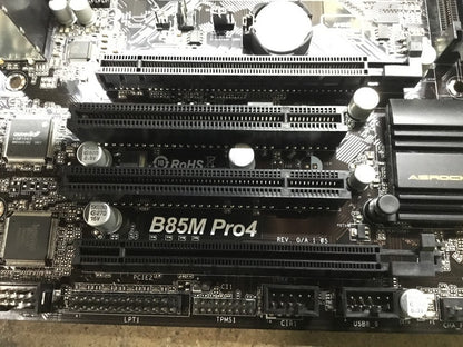 Asrock B85M Pro4 Motherboard micro ATX LGA 1150 DVI VGA HDMI Intel B85 Au Seller
