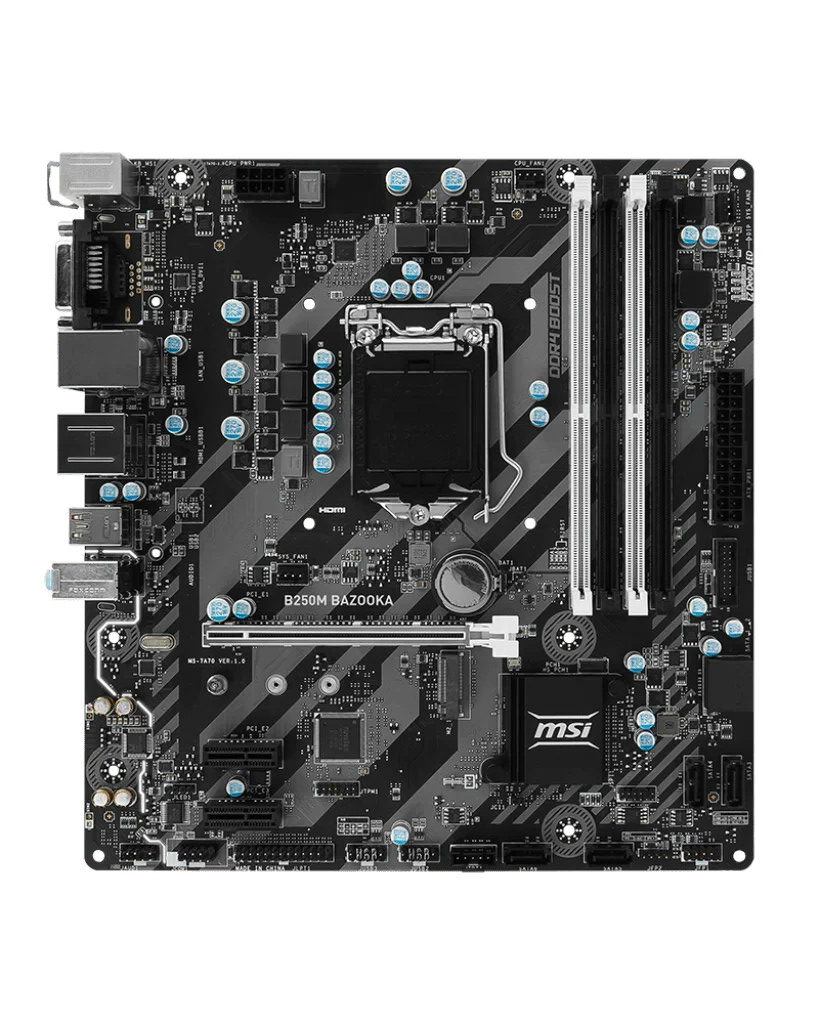 MSI B250M BAZOOKA Motherboard micro ATX DDR4 LGA 1151 HDMI USB-C Intel B250