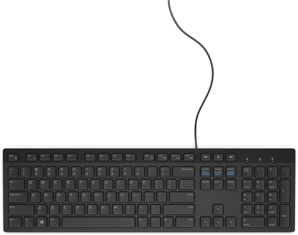 Brand New DELL KB216t1 Wired Multimedia Keyboard English Black Tested Au Seller