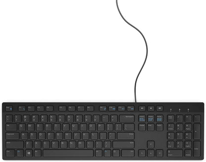 Brand New DELL KB216t1 Wired Multimedia Keyboard English Black Tested Au Seller