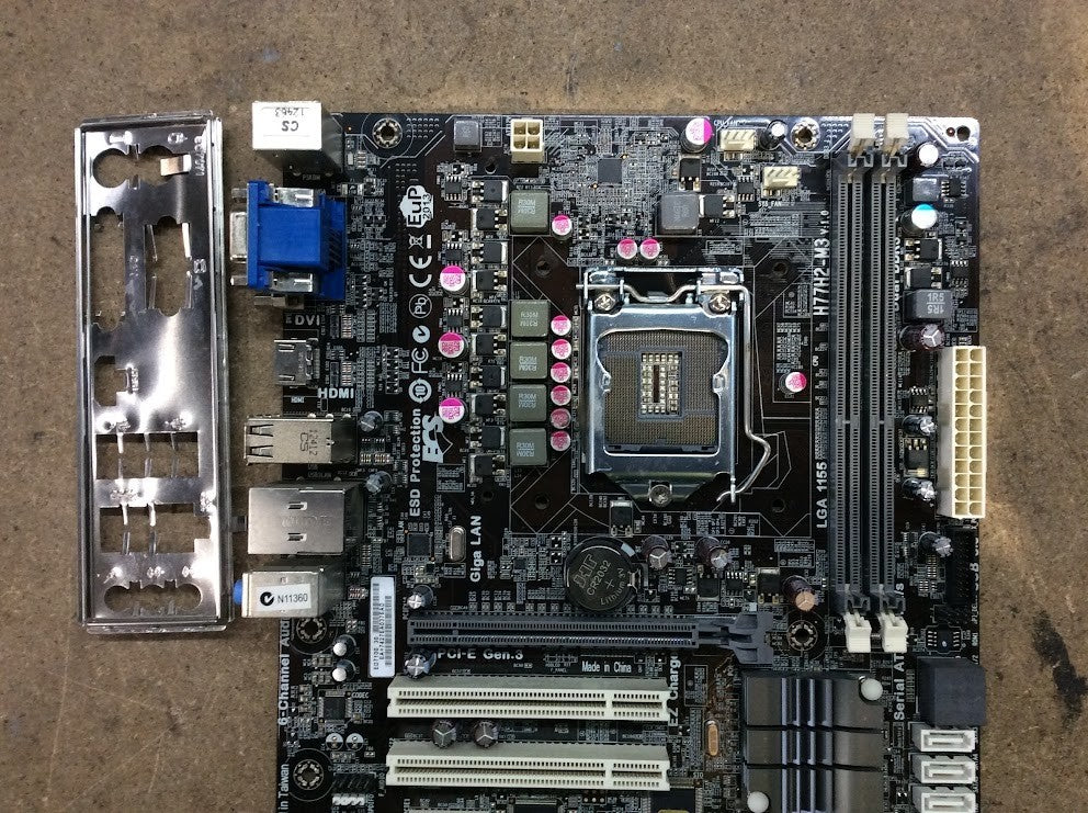 [AU] ECS H77H2-M3 Motherboard DDR3 MicroATX LGA 1155 HDMI DVI VGA Intel H77