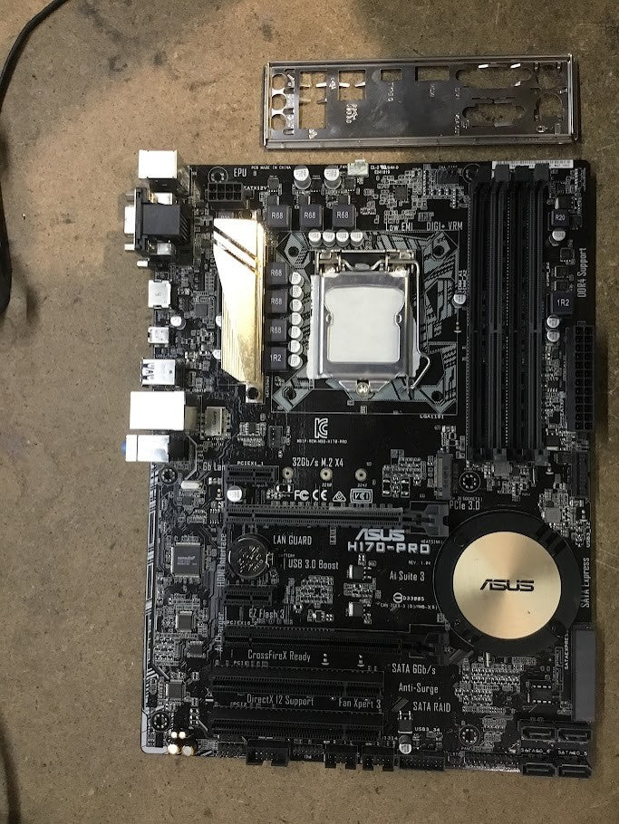 [AU] ASUS H170-PRO Motherboard DDR4 ATX LGA 1151 VGA DVI HDMI USB-C Intel H170