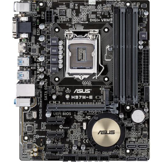 ASUS H97M-E Motherboard microATX DDR3 LGA 1150 HDMI VGA DVI Intel H97 [AU]