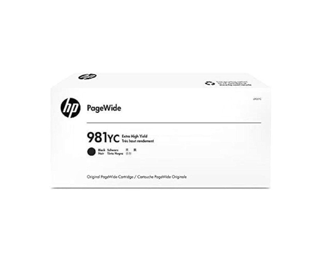 HP (981YC) L0R20YC Black High Capacity PageWide Ink Cartridge For E55650/E58650